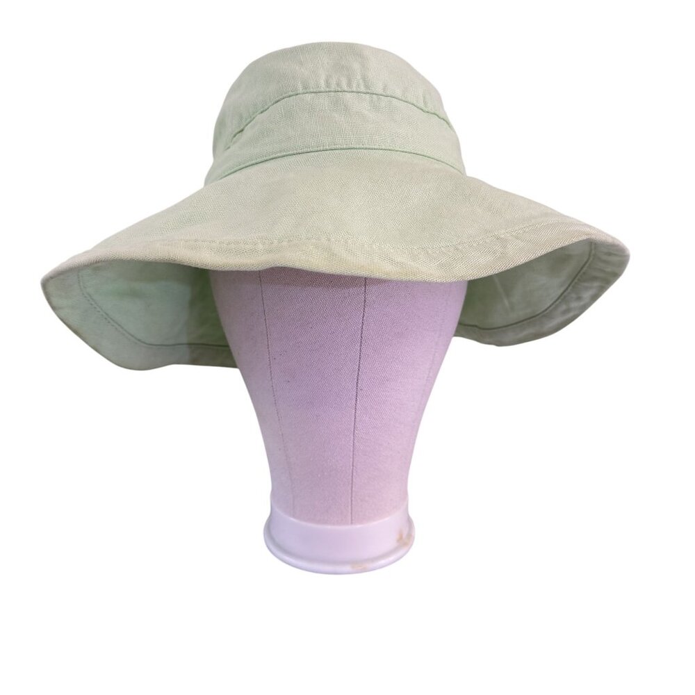 Scala Collection Unisex Mint Green Canvas Wide Ad… - image 1